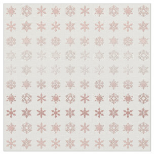 Elegant Ro Guld Snöflingor Mternt White Tyg