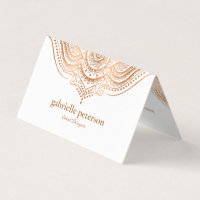 Elegant Ro-Guld Snöre Paisley Mandala
