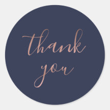 Elegant Ro Guld Tack | Rund flotta-Sticker