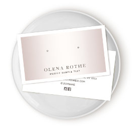 Elegant Ro Guld White Gräns Öarring Visning