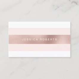 Elegant Ro guldblomma Rosa Rand Mönster Visitkort