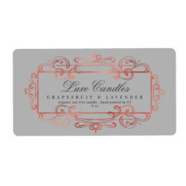 Elegant Ro guldfoil Luxurie Grått Product Fraktsedel