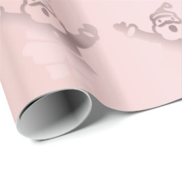 Elegant Ro Jultomten Mönster Presentpapper