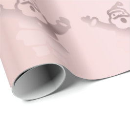 Elegant Ro Jultomten Mönster Presentpapper