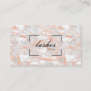 Elegant Ro Marble Affärskort Lash Pub Visitkort