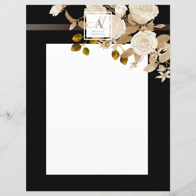 Elegant Ro Monogram Black (Framsida)