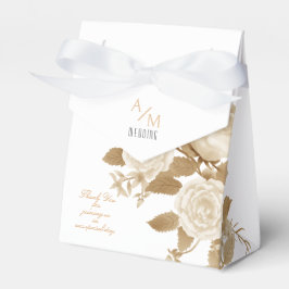 Elegant Ro Monogram White Presentaskar