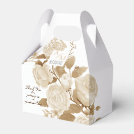 Elegant Ro Monogram White Presentaskar