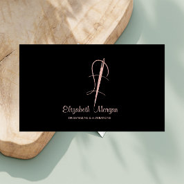 Elegant Ro Nål Sew Alterterations Visitkort