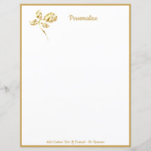 Elegant Ro Personligen vid Guld