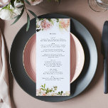 Elegant Ro Romantik Bröllop Menu Meny<br><div class="desc">slimmad meny som matchar samlingen *om du vill ha fler pappra alternativ kan den här designen överföras till ett slimmat program *eller kontakta mig om du vill ha mer hjälp</div>