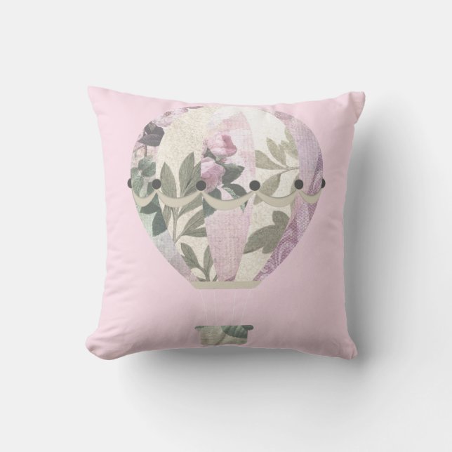ELEGANT RO ROSA LUFTBALLONG CUSHION KUDDE (Framsida)