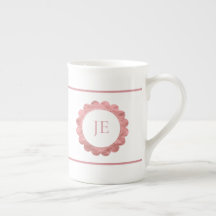Elegant Ro Snöre Personlig Monogram