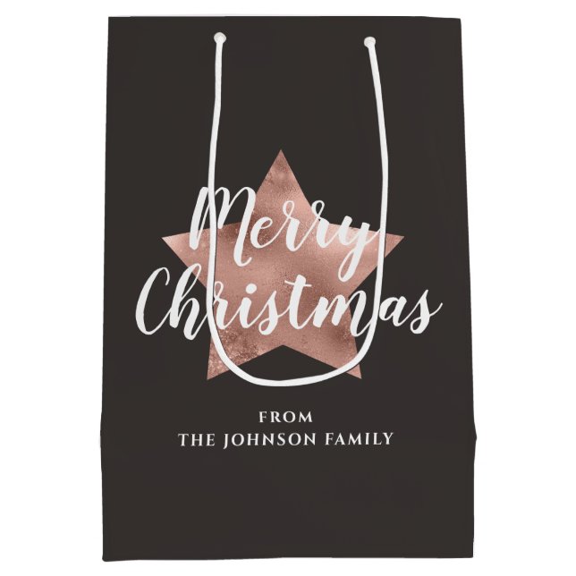 Elegant Ro-stjärnornas jul i Guld (Baksidan)