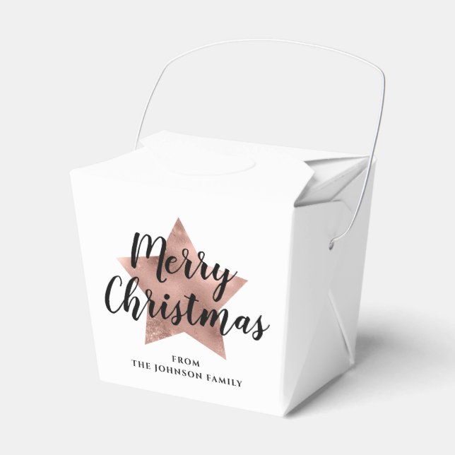 Elegant Ro-stjärnornas jul i Guld Presentaskar (Framsidan Sidan)