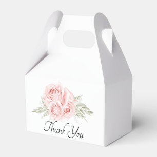 Elegant Ro Tack Rosa Blommigt Bröllopsförmån för Presentaskar