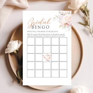 Elegant Ro Tea Party Möhippa Bingo Game