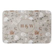 Elegant Ro & Vine Mönster Bath Mat