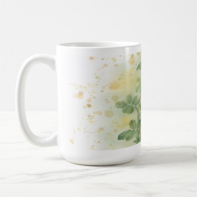 Elegant Ro Watercolor mugg (Vänster)