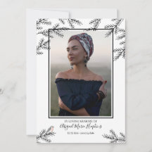 Elegant Robin Bird Funeral Tack Bereavement