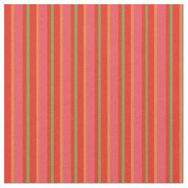 Elegant röd åkervallmosspridd randig tyg