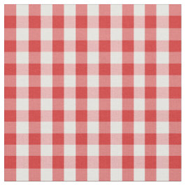 Elegant röd gingham-mönster tyg