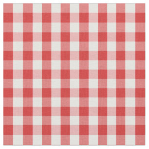 Elegant röd gingham-mönster tyg