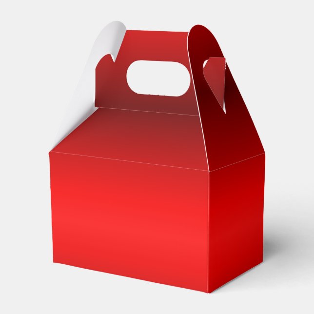 Elegant röd gradient till svart presentaskar (Framsidan Sidan)