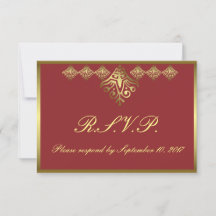 Elegant Röd och Guld OSA