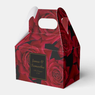 ELEGANT RÖD ROS - BRÖLLOP PRESENTASKAR