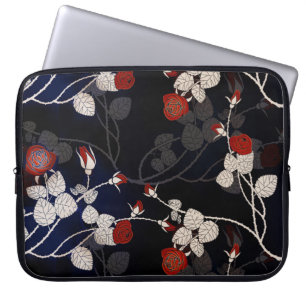Elegant Röd ros Flower Laptop Fodral