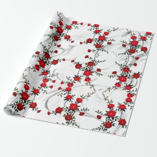Elegant Röd ros Presentpapper