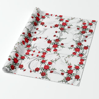 Elegant Röd ros Presentpapper
