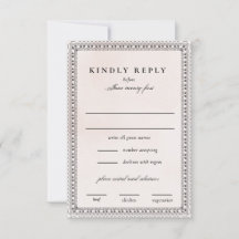 Elegant Rodnad och Svart Akvarell Spets Bröllop