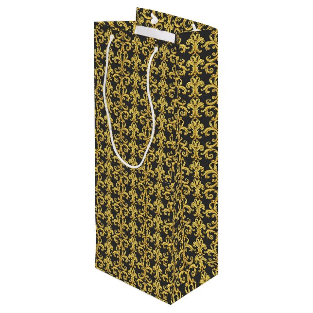Elegant rokoko-nybarock guld- och kolbarock (Baksidan Vinklad)
