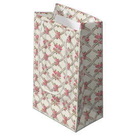 Elegant rokoko-nyrenaissance rosa blommig och beig