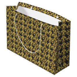 Elegant rokokoupplivande guld- och kolbarock