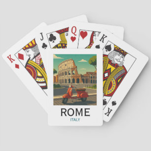 Elegant Rom Italien Colosseum Vintage Resa Casinokort