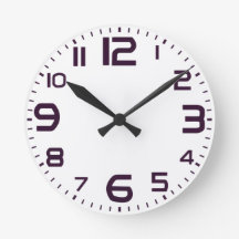 Elegant Roman Numerals Clock Ansikte Design