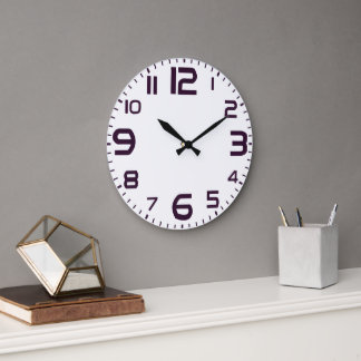 Elegant Roman Numerals Clock Ansikte Design Stor Klocka