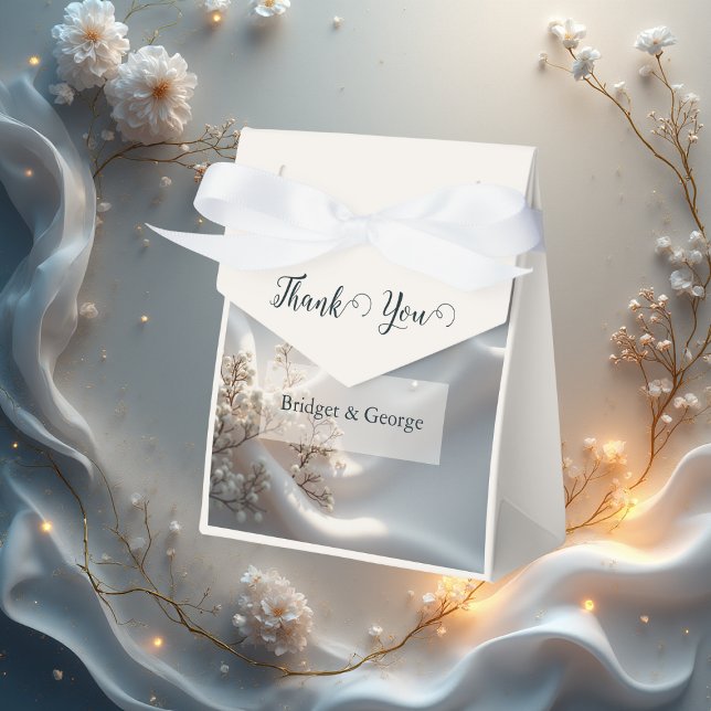Elegant romantic babys breath floral wedding presentaskar (Skapare uppladdad)
