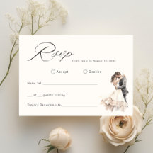 Elegant Romantic Bride Groom Bröllop