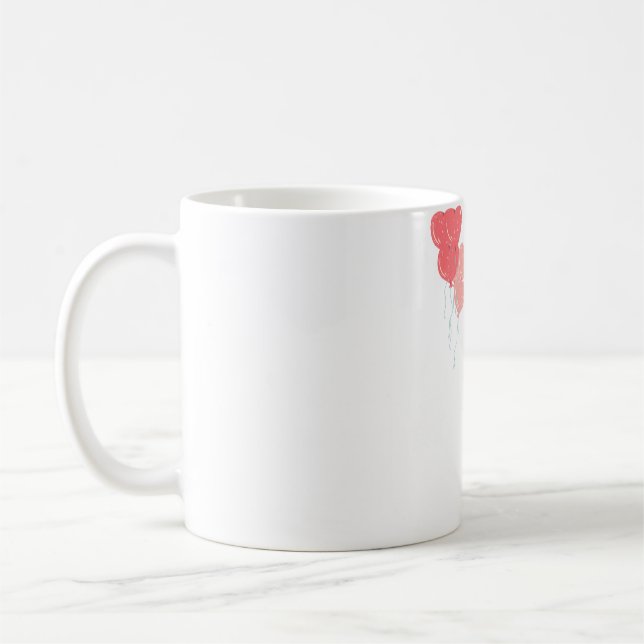 Elegant Romantic Couple Mug Kaffemugg (Vänster)