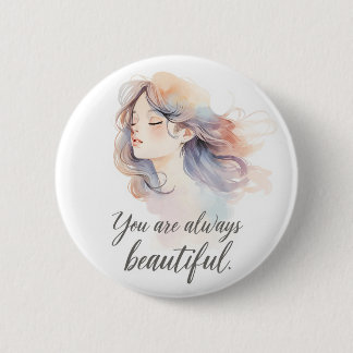 Elegant Romantic Girl Illustration – You Are Alway Knapp