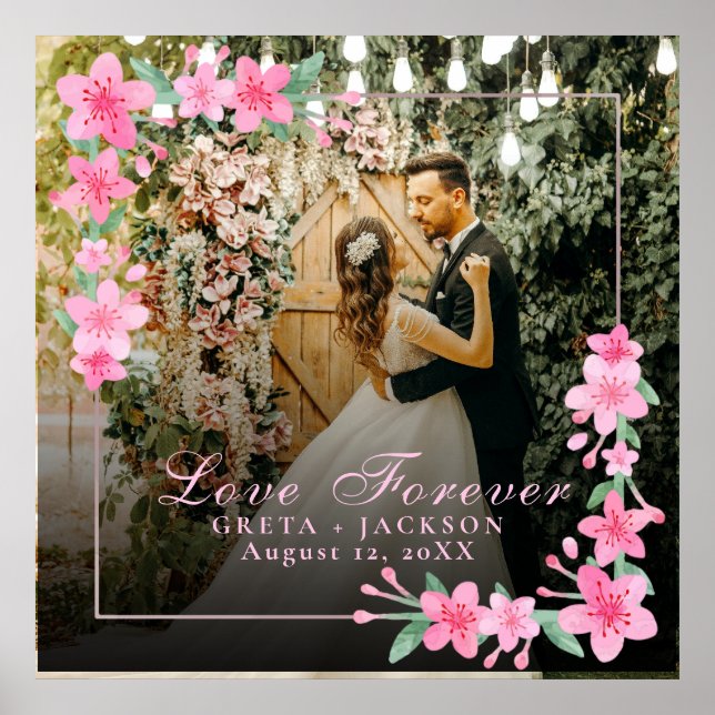 Elegant Romantic Glad Alla hjärtans dag Poster (Framsidan)