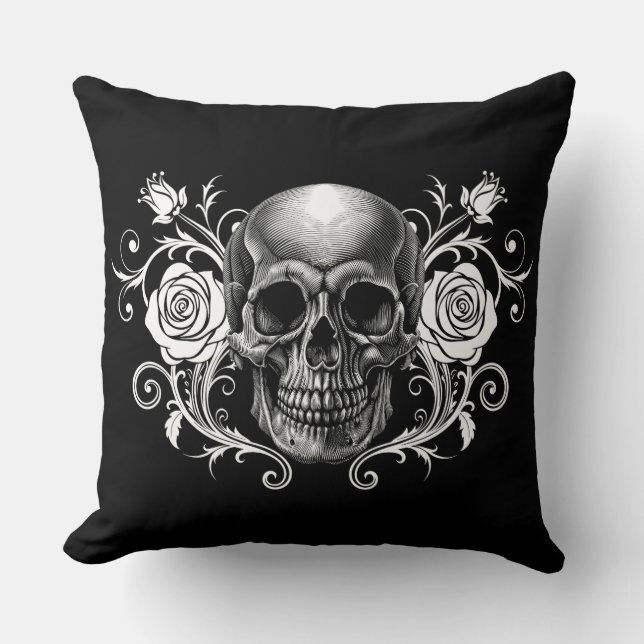 Elegant, Romantic Goth Kudde (Framsida)