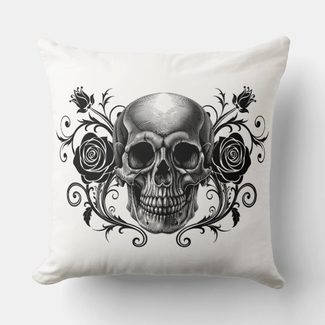 Elegant, Romantic Goth Kudde (Framsida)