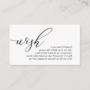 Elegant Romantic, Honeymoon Wish, Money Pengarar Tilläggskort