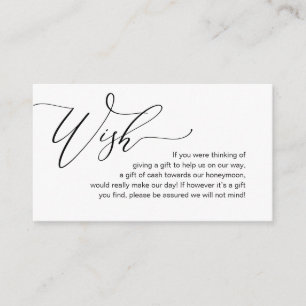 Elegant Romantic, Honeymoon Wish, Money Pengarar Tilläggskort