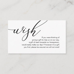 Elegant Romantic, Honeymoon Wish, Money Pengarar Tilläggskort